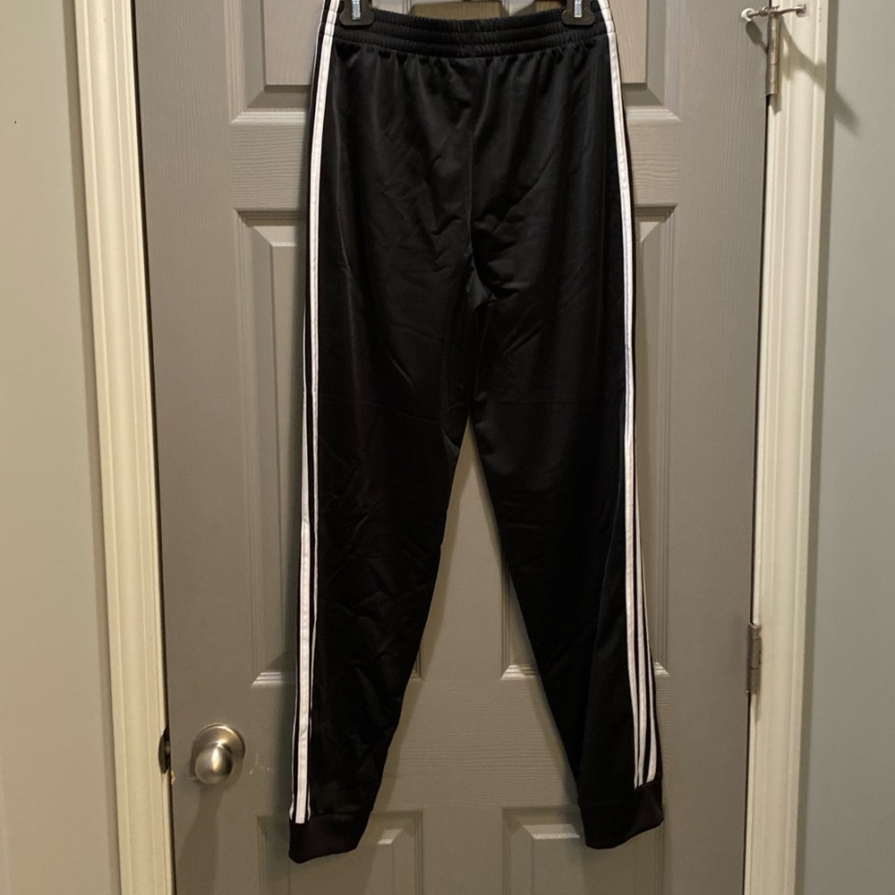 Adidas Sweatpants Boys SZ XL Black/White - Picture 3 of 4
